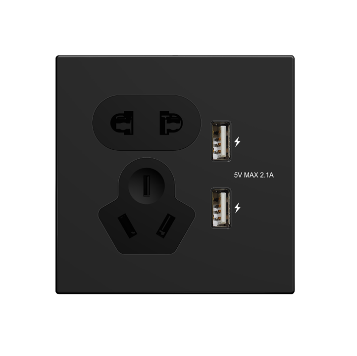 Stainless steel 10A socket