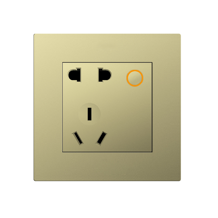 10A intelligent five-hole socket