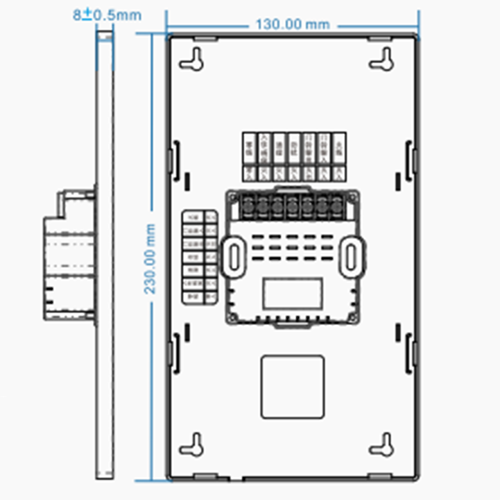 Digital frame electronic door number