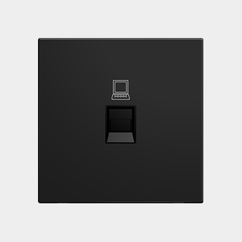 Stainless steel Single port network socket