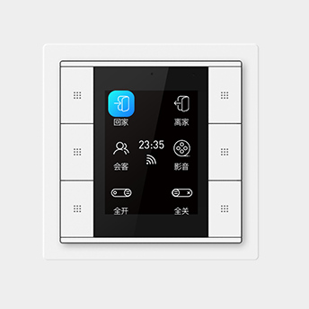 Six-button intelligent scene switch