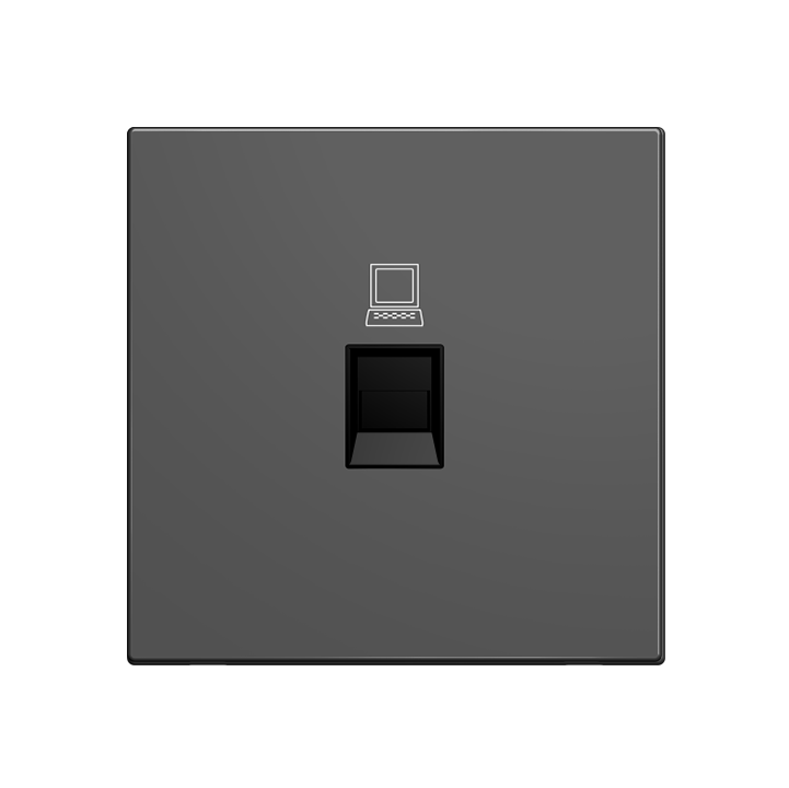 Stainless steel Single port network socket